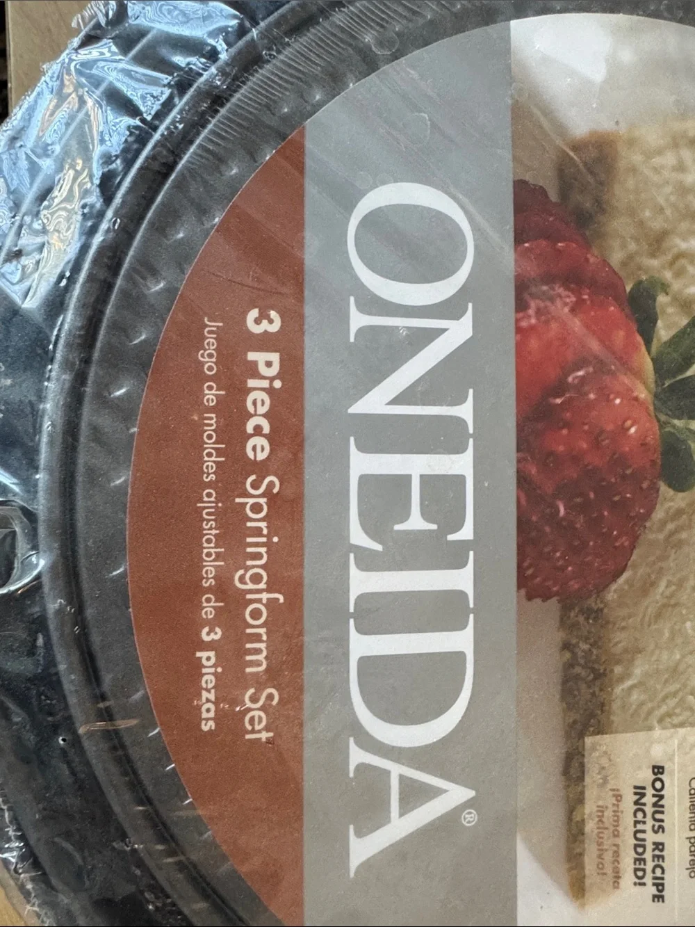 Oneida Black Springform Bake Pan Set - 3 Piece